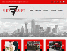 Tablet Screenshot of elite-valet.com